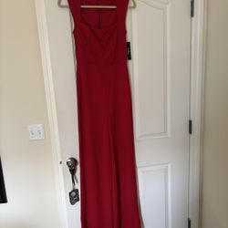 Lulu Red Jumpsuit