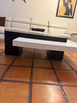 El Dorado Modern Black & White Coffee Table – $250 OBO