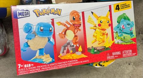 Pokémon Lego/Mega 6 Builiding sets Brand New Unopened Lot