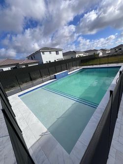 Removable Mesh Pool Safety Fence