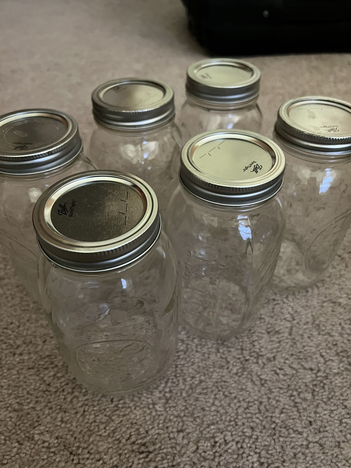 Glass Jars 6pcs 800ml