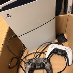 PS5 With Controllers