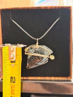 Raw Obsidian Necklace