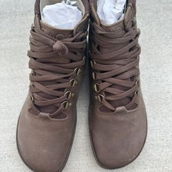 ZAQQ leather barefoot hiking and travel boots