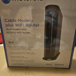 Motorola MG7540  Cable Modem and WiFi Router