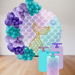 Mermaid-Themed Party Setup
