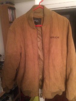 Sean John Suede Flight Jacket: XL
