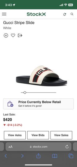 Gucci Stripe Slide