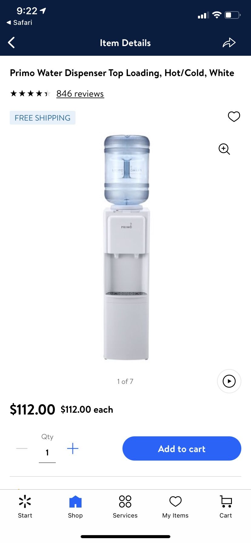 Cold & Hot Water Dispenser 