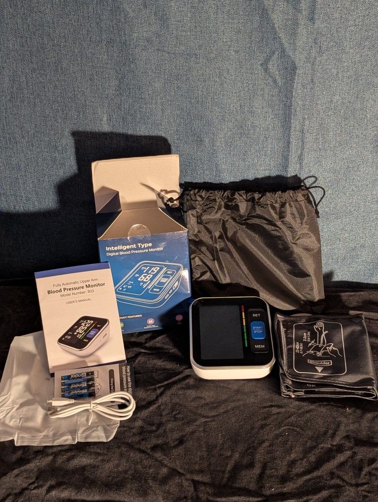 Blood Pressure Monitors for Home Use Upper Arm, Accurate Cuff 8.7”-15.7” Monitor with Large Backlight Display 2 Users 240 Sets Memory & HR Detection, 