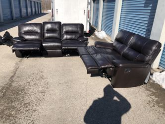 Leather Couch And Loveseat
