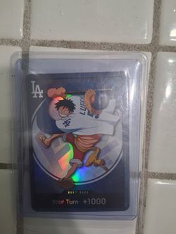 One piece Dodgers card