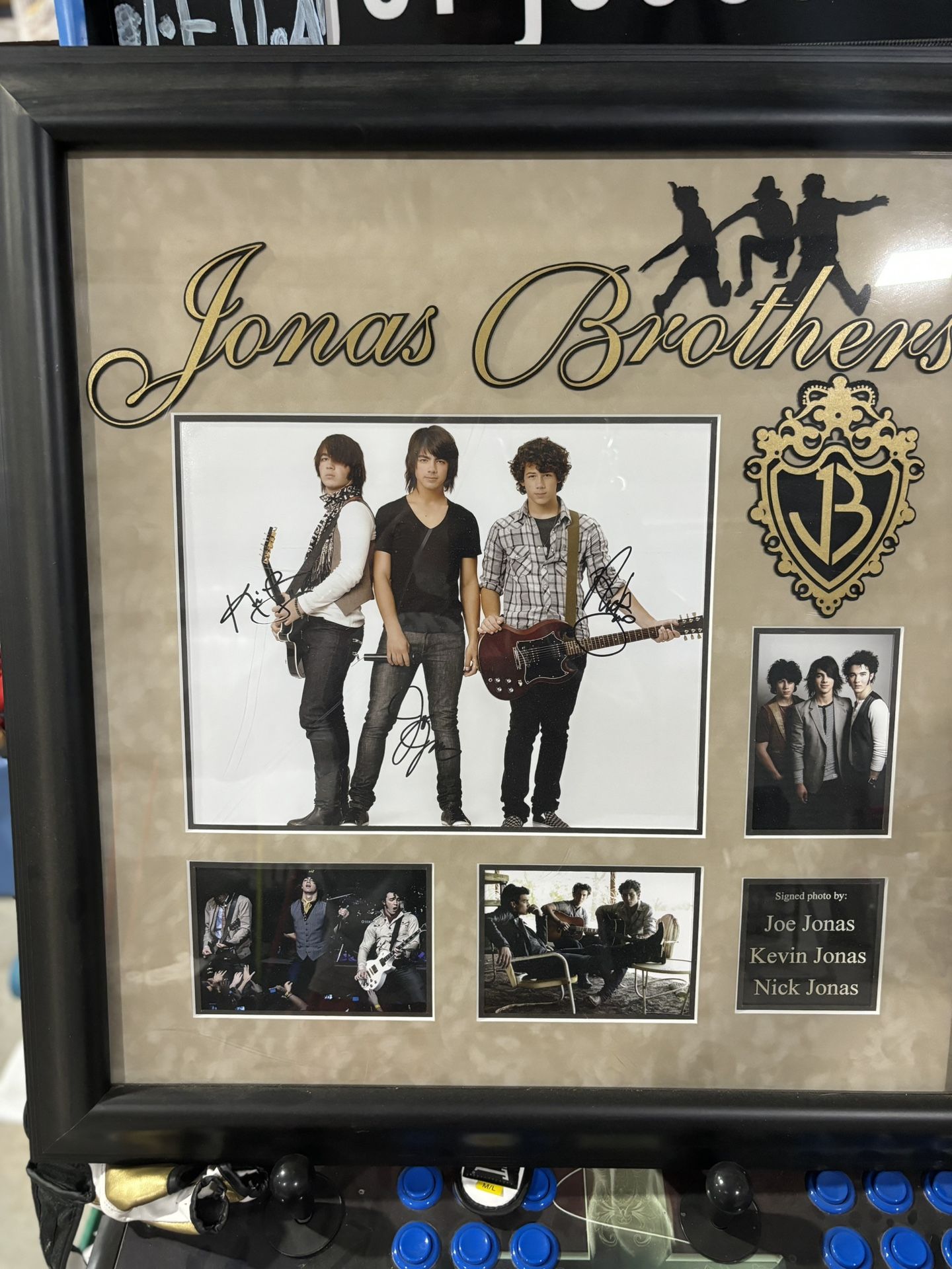 Signed Jonas Brothers Framed Pic