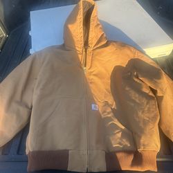 Carhartt Hooded Duck Jacket 3XL Brown Tan NWOT Made in USA