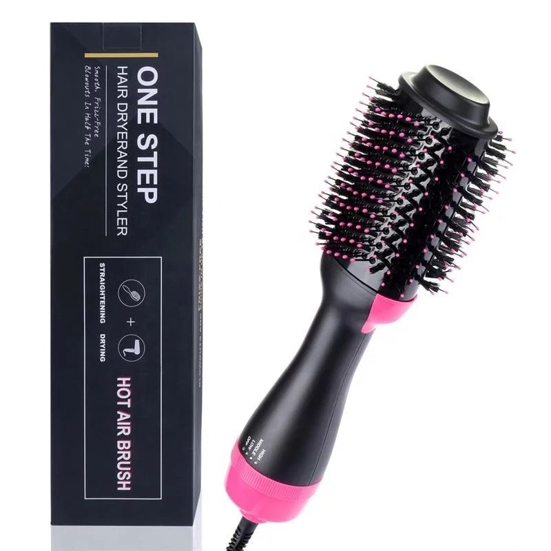 New Hair Dryer Brush Hot Air Brush Hair Volumizer for Drying & Straightening & Curling 3 in 1