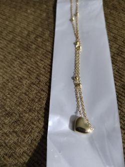 Heart necklace 💛✨