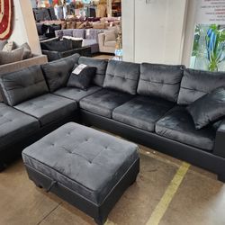 Sectional Brand New With Ottoman 