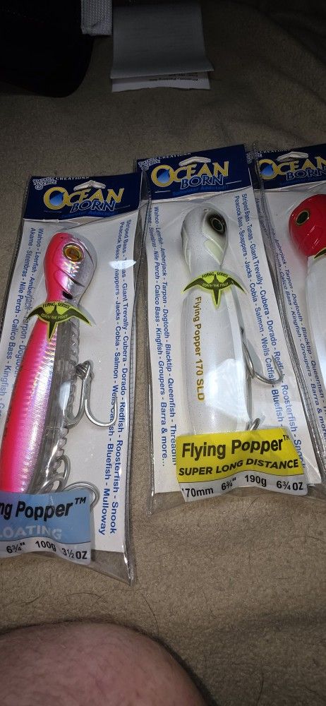 Brand New Patrick Sebile Ocean Born Saltwater Bait's
