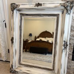 LARGE BEAUTIFUL WOOD Mirror, Great Condition, ALL Info In ADD, PLZ READ