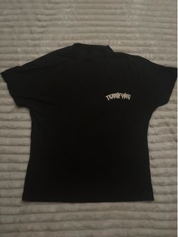 Black oversized terrifying shirt