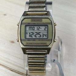 🌕🌕Rare Vintage SEIKO Men’s Watch Light+Digital+Alarm+Chronograph 1980s🌕🌕