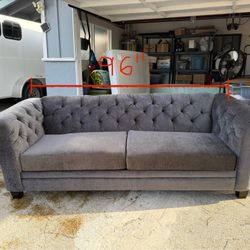 Charcoal Couch - Nearly New