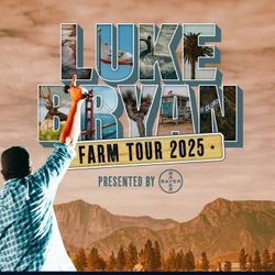 3 Luke Bryan Tickets GA