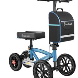 Knee Scooter, All Terrain Foldable Knee Scooter Walker