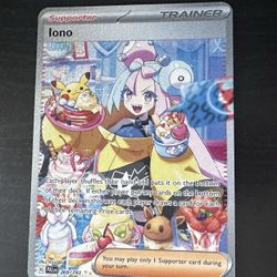 Custom Jumbo! IONO  Pokémon Card