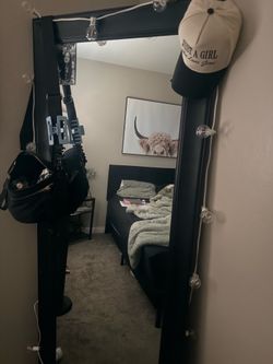 Bedroom standing mirror