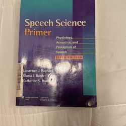 Speech Science Primer