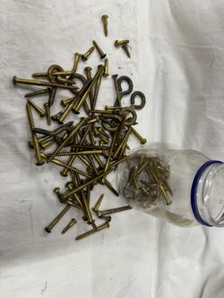 Brass Screws & Eye hooks