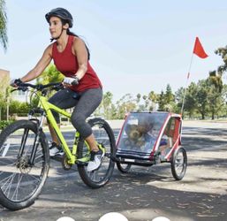 Trailer for bike Allen Sports T2 new never used two child bike trailer