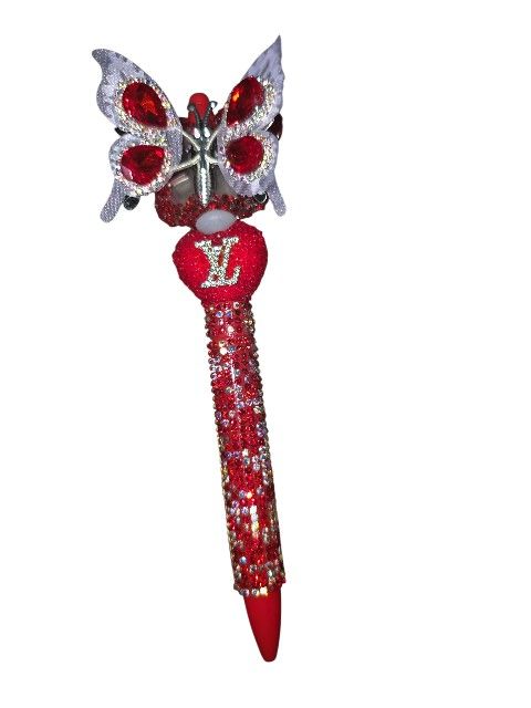 Homemade Butterfly Pen 