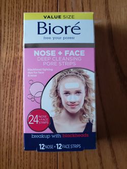 Biore Nose + Face Deep Cleaning Pore Strips