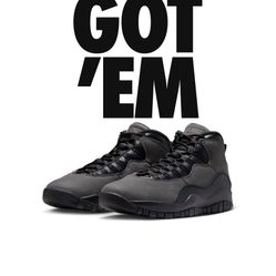 Jordan 10 Shadow Sizes 9 and 9.5 $300