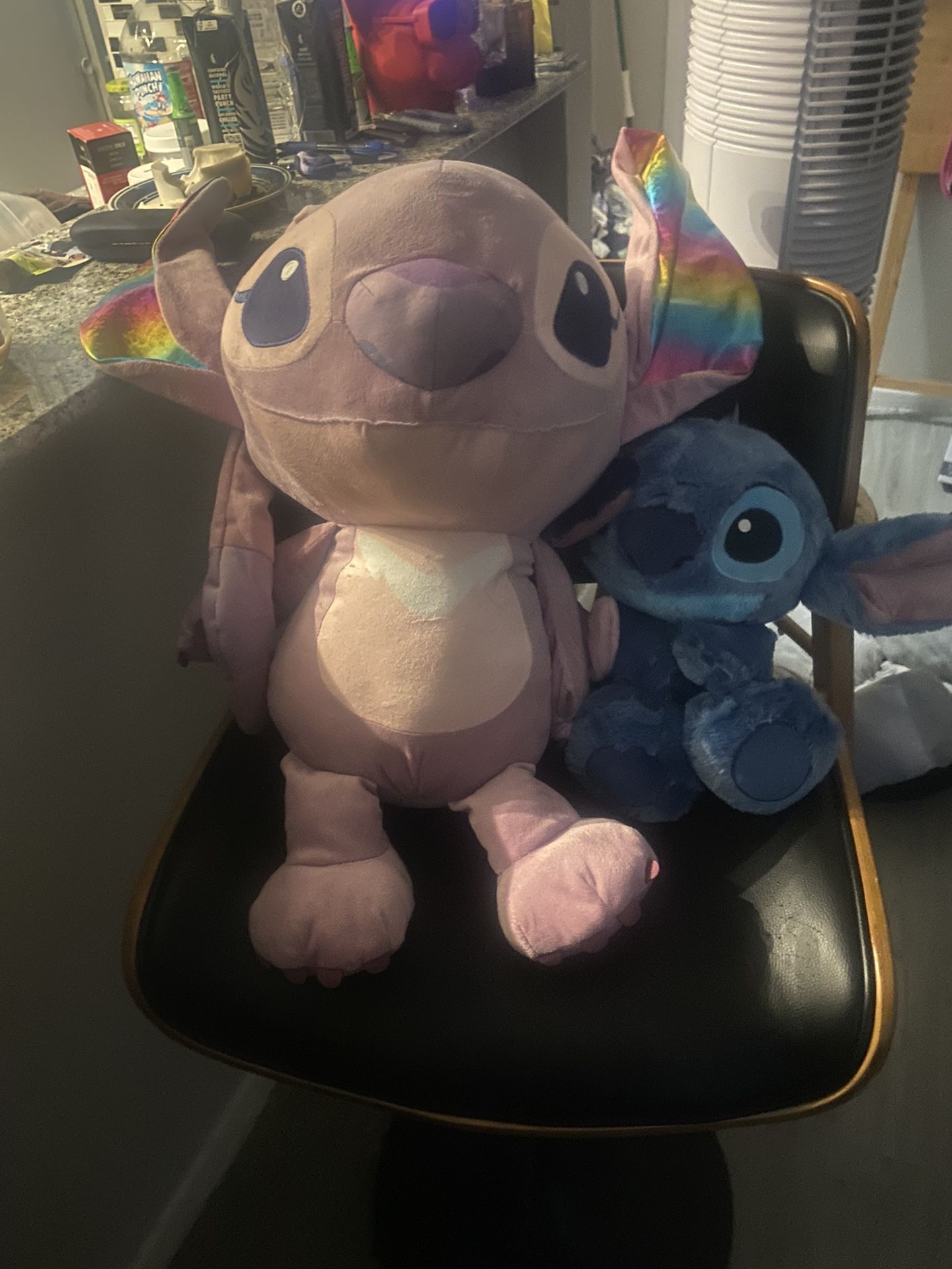 Giant Angel And stitch Plush