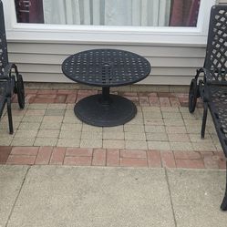 Lounge chairs y table   $79 each
