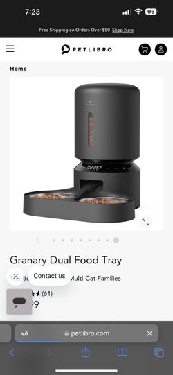 Like New Petlibro Automatic Cat Feeder With WiFi