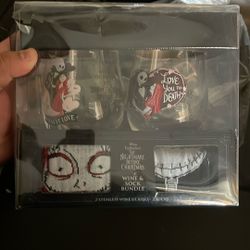 The Nightmare Before Christmas Wine And Sock Bundle