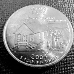 2004-P Iowa State Quarter Uncirculated From US Mint Roll