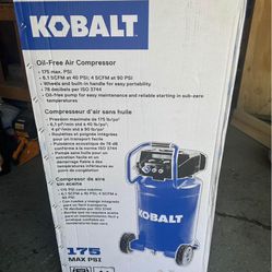 Kobalt 175 Psi 20 Gallon Oil Free Compressor