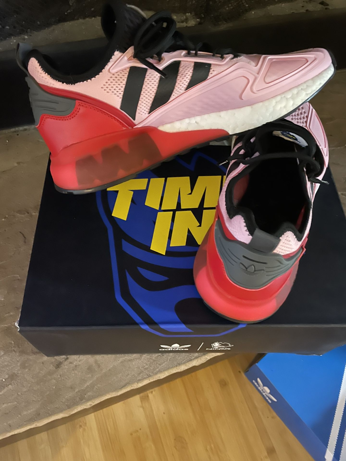Brand New 2x2k Boost ‘Ninja ‘ Time In Special  Limited Edition . Pink , Red White And Black.
