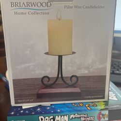 Briarwood Pillar Wire CandleHolder