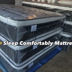 ✨Sleep Comfortably Mattress✨ 🆕Mattress pillow top 🟢Queen $150 🟡Full $130 🟠Twin $120 🔴King $260 🔵Cal king $260 ☑️Delivery available $30🚚