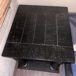 Tables and bar stools