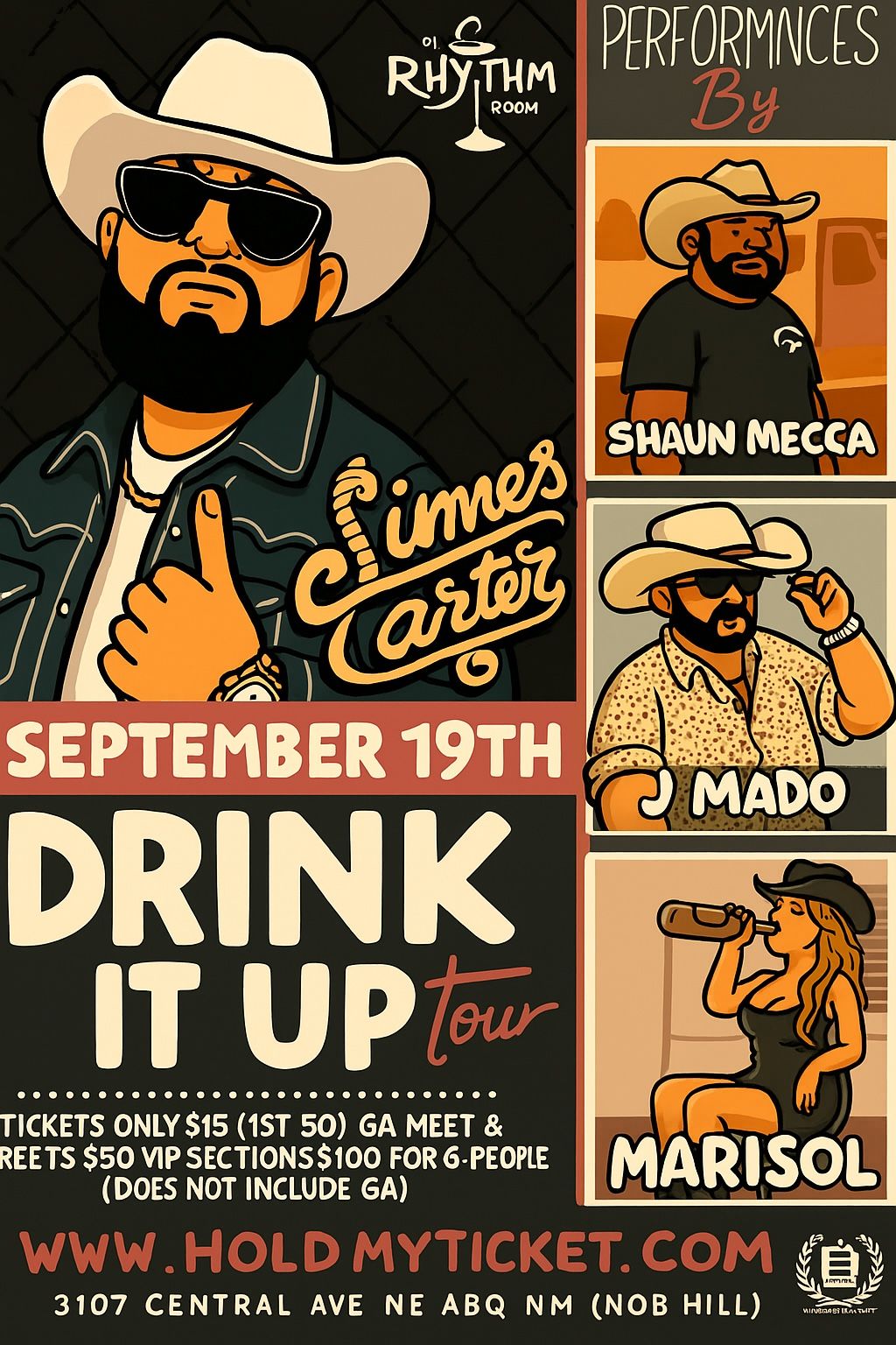 Drink It Up Tour Simes Carter Shawn Mecca J Made