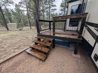 Rv porch deck stairs