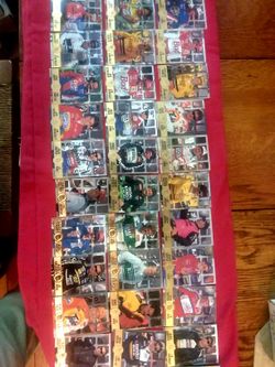 A Full Set Of 1995 Finish Line Gold Nascar Drivers