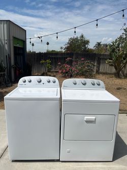 Whirlpool Washer and Dryer gas heavy duty super capacity good condition delivery and installation available